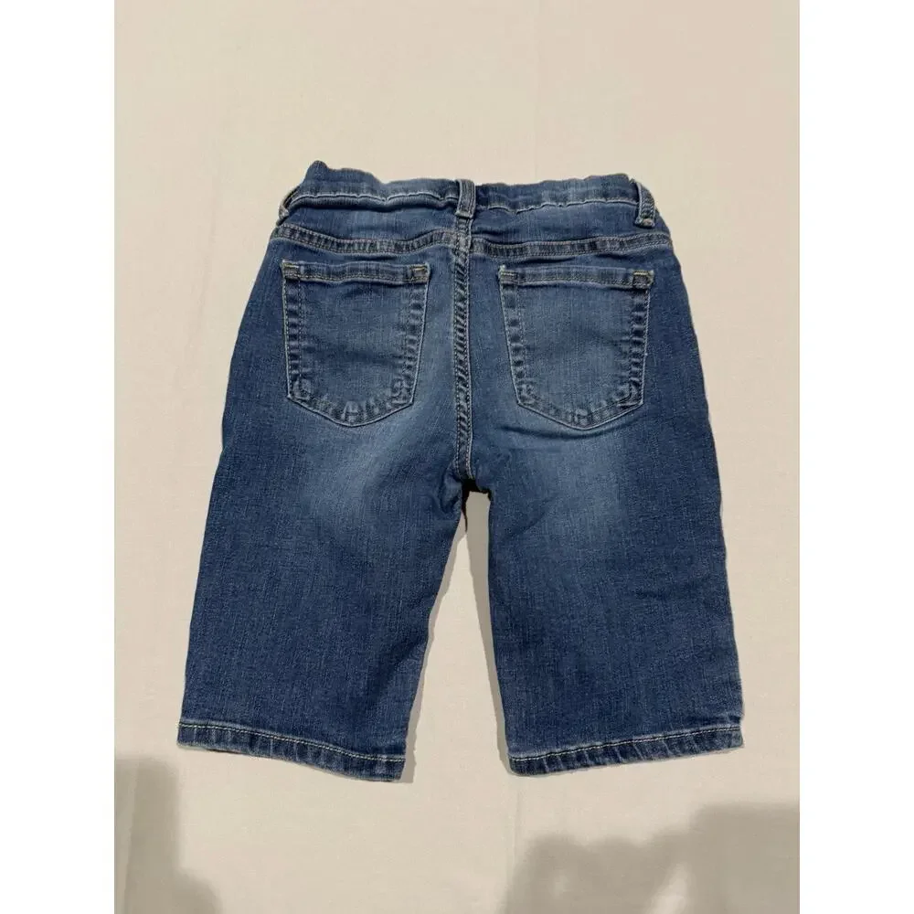 The Children's Place Girls Blue Denim Skimmer Shorts Size 6X/7